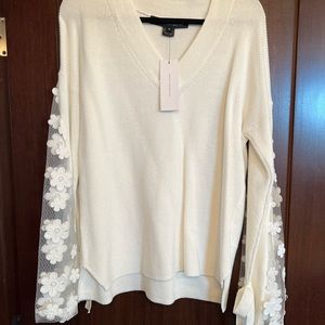 French Connection White Sweater
